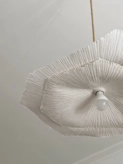 Sélection M Suspension fleur en papier mâché double Discount