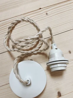 Sélection M Suspension luminaire “fleur” en papier mâché M/L Outlet