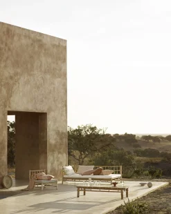 Sélection M Table basse de jardin en bambou