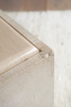 Sélection M Table basse en travertin vintage Best