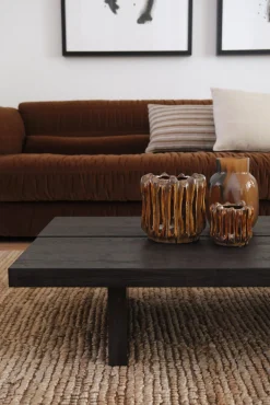 Sélection M Table basse noire Wabi sabi Online