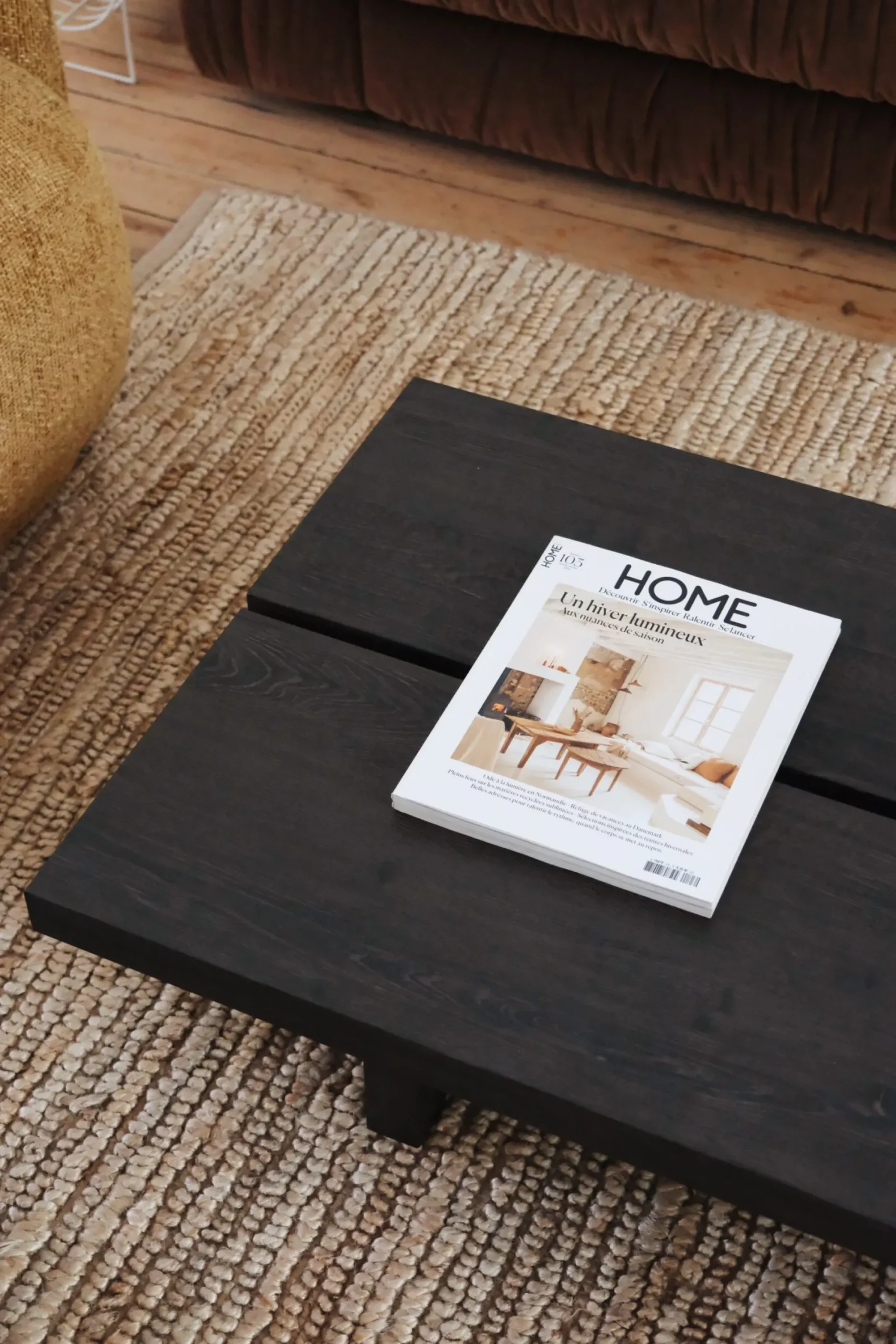 Sélection M Table basse noire Wabi sabi Online