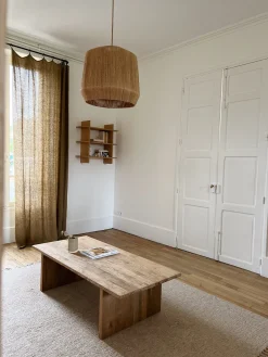 Sélection M Table basse rectangulaire en teck recyclé