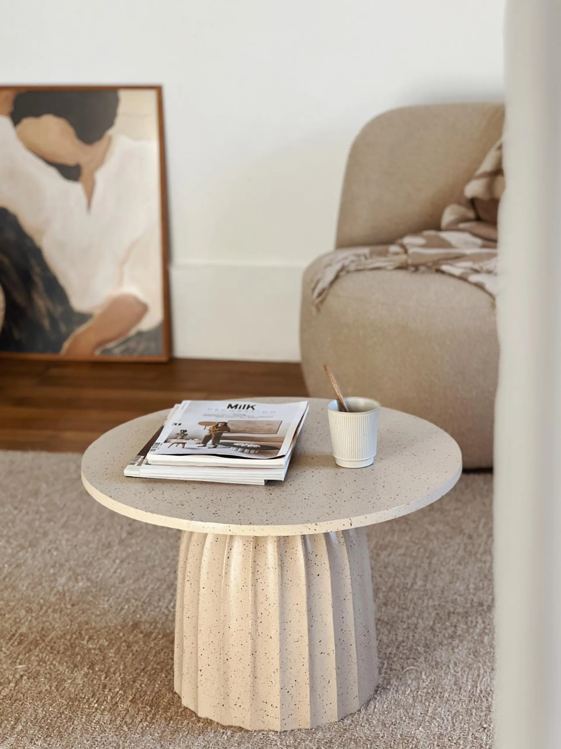 Sélection M Table d’appoint design moucheté Clearance