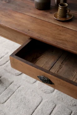 Sélection M Table de ferme ancienne en bois massif Discount