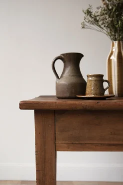 Sélection M Table de ferme ancienne en bois massif Discount