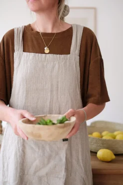 Sélection M Tablier japonais en lin Sale