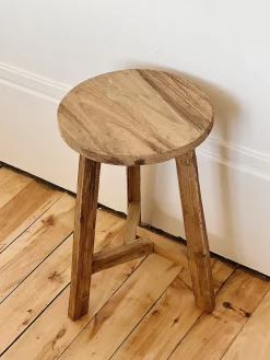 Sélection M Tabouret en teck fait main Best