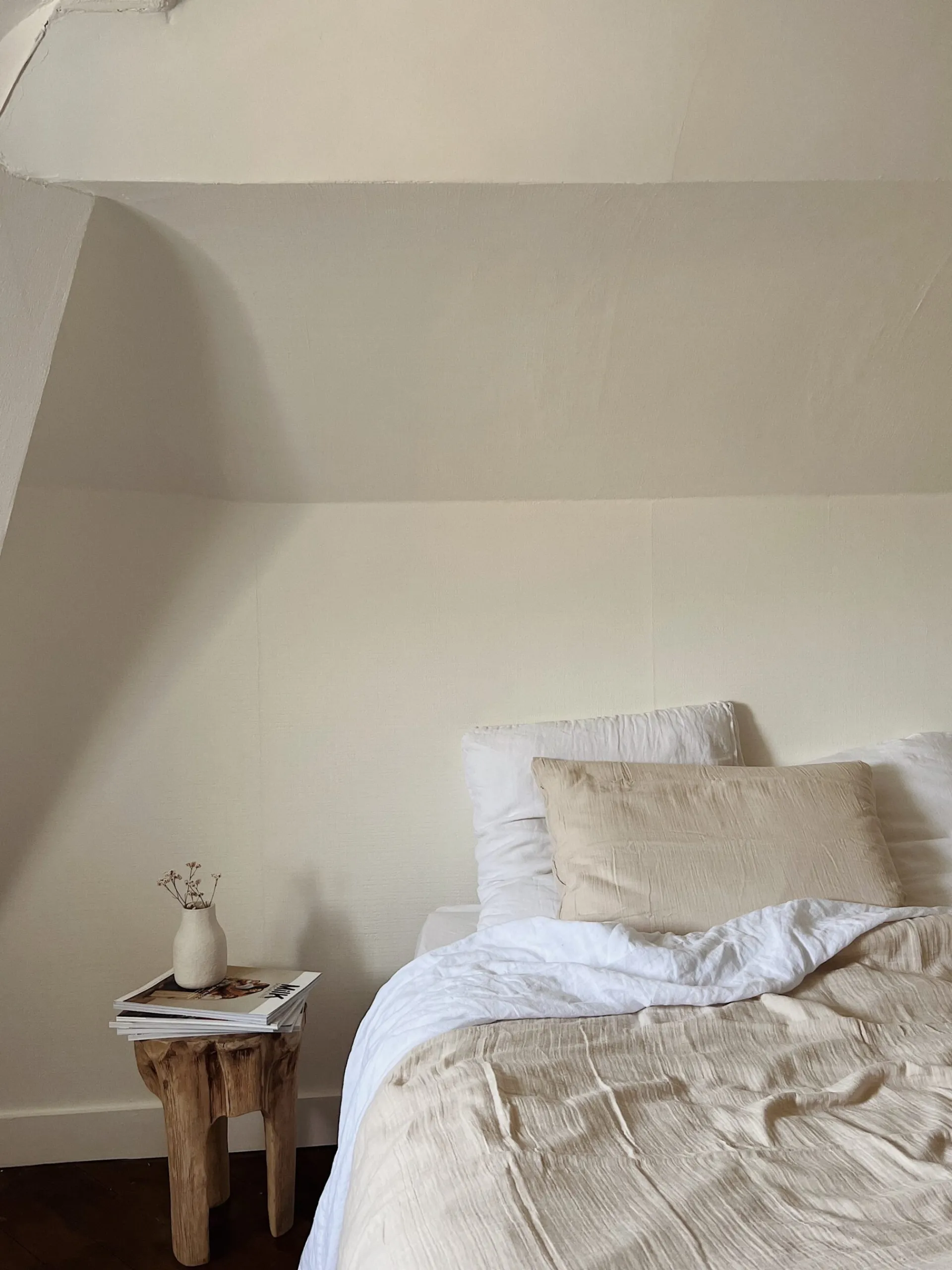 Sélection M Tabouret trepied en teck recyclé Outlet