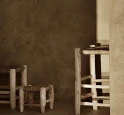 Sélection M Tabourets Marocain en Bois “Doum” Outlet