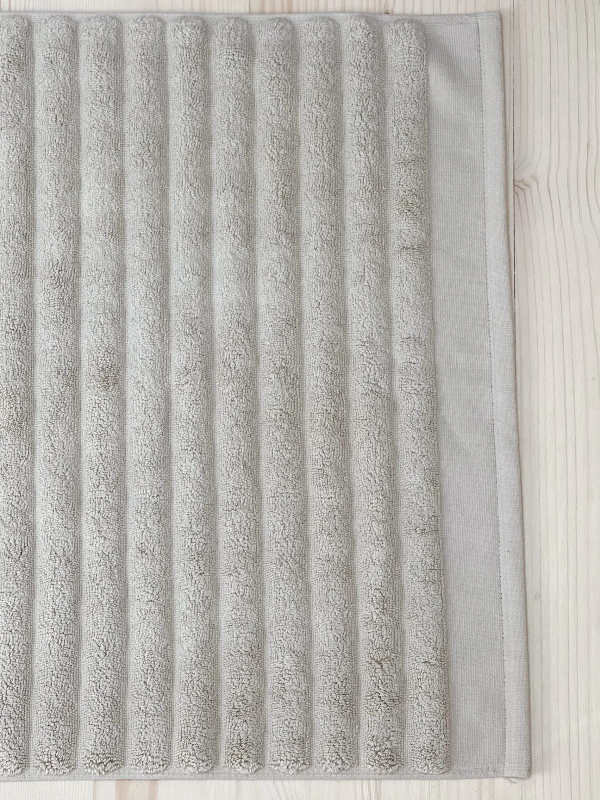 Sélection M Tapis de salle de bain en coton beige Outlet