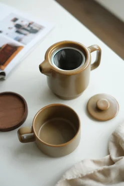 Sélection M Théière solitaire en grès Hot