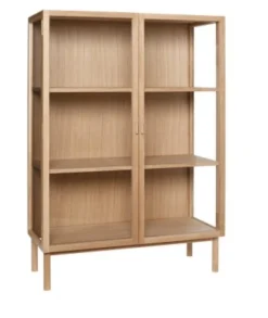 Sélection M Vaisselier / vitrine en chêne Outlet