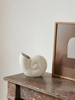 Sélection M Vase coquillage blanc Online