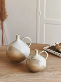 Sélection M Vase céramique rond avec anse New