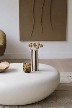 Sélection M Vase cylindrique rayé Hot