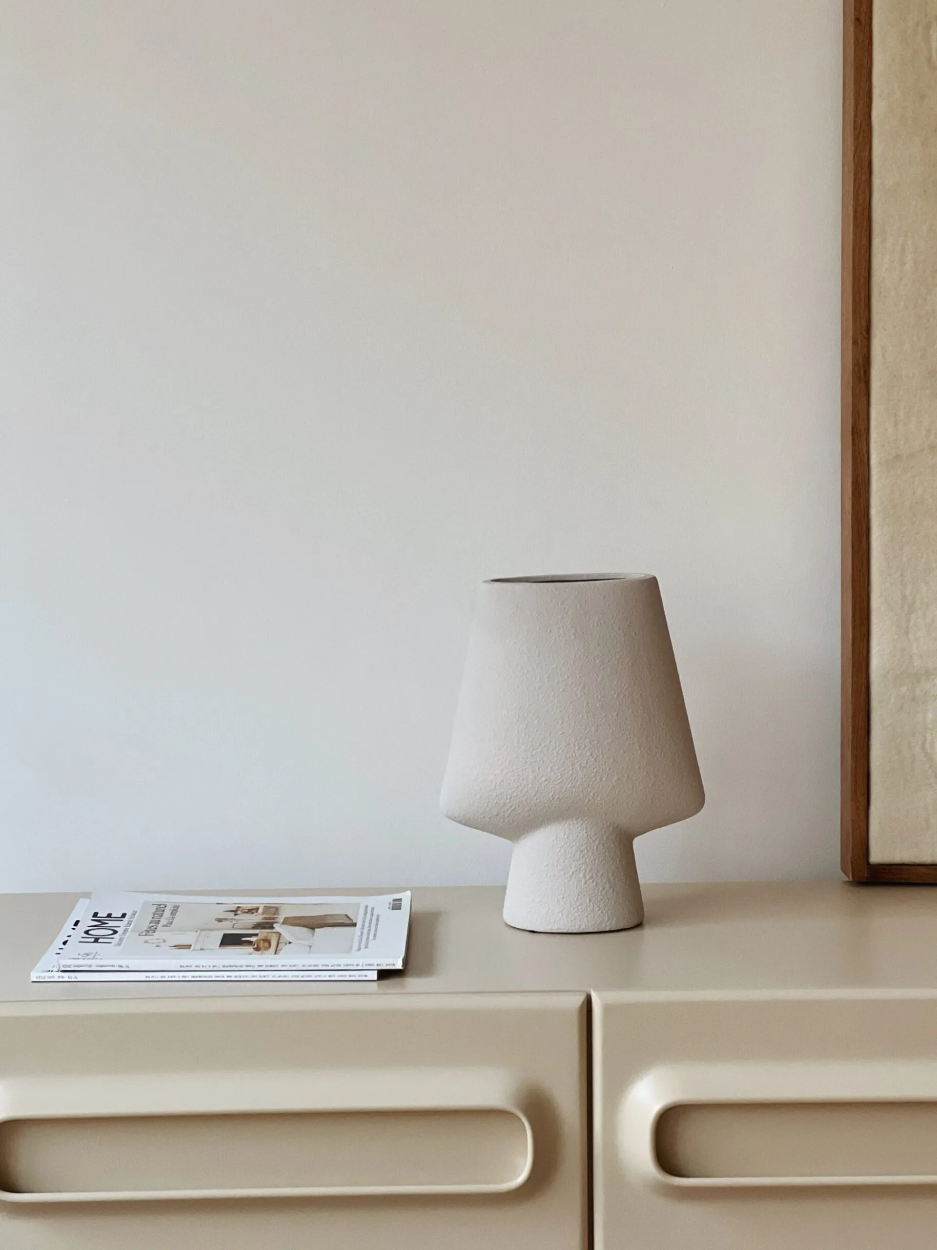 Sélection M Vase en céramique gris